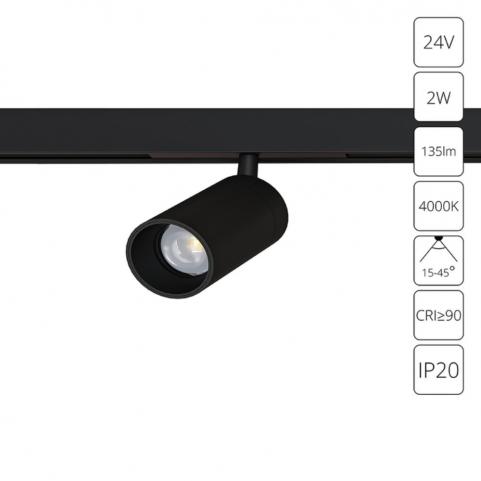 Магнитный трековый светильник Arte Lamp Presto 4000К A6227PL-1BK