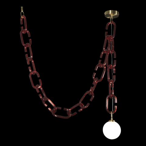 Подвесной светильник Loft IT Chain 10128C Red