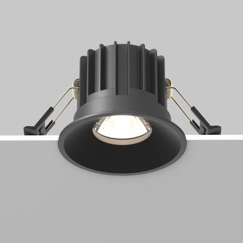 Точечный светильник Maytoni Technical Downlight 4000K Round DL058-12W4K-B