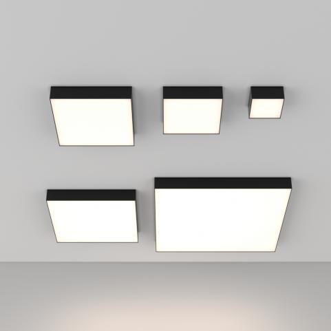 Потолочный светильник Maytoni Technical Ceiling 4000K Zon C032CL-90W4K-SQ-B