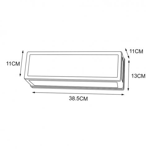 Настенный уличный светильник Arte Lamp Alphard A8526AL-2BK