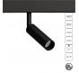Магнитный трековый светильник Arte Lamp Linea 4000К диммирование A4680PL-1BK