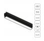 Магнитный трековый светильник Arte Lamp Rapid 3000К A1153PL-1BK