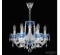 Люстра Bohemia Ivele Crystal 5402/6/141 Ni Aquamarine/M-1G