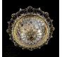 Люстра Art Glass CHARLIZE DIA 320 BRASS ANTIQUE