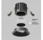 Точечный светильник Maytoni Technical Downlight 4000K Round DL058-12W4K-B