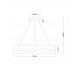 Светильник подвесной Arte Lamp Purity A2540SP-45PB