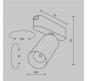 Трековый светильник Maytoni Focus LED Radity 3000K TR103-1-12W3K-M-W