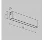 Трековый светильник Maytoni Technical Flarity 3000K Basis TR151-1-12W3K-B