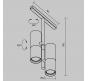 Трековый светильник Maytoni Technical Exility 2700-6000K Dim Smart Elti Duo TR005-4-2X12W-DS-BBS