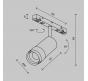 Трековый светильник Maytoni Technical Exility 2700-6000K Dim Smart Focus Zoom TR212-1-12WTW-DS-Z-B
